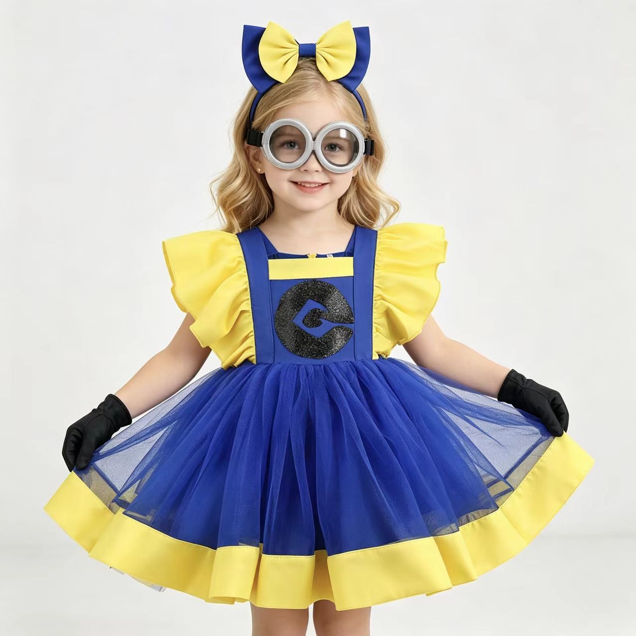 Anime Cosplay Little Girl - Tenue de fête d'Halloween pour enfants,