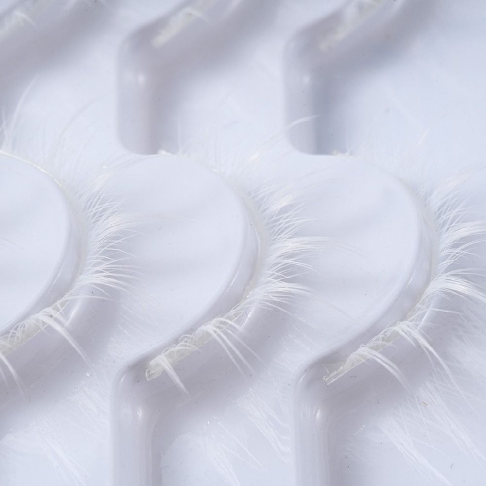 Anime Cosplay Lashes - Cils d'anime blancs et blancs, Style