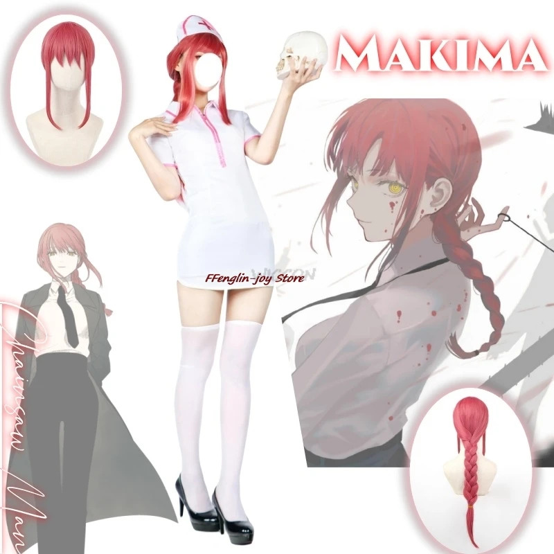 Anime Cosplay Nurse - Nene 2025 Makima Anime tronçonneuse homme