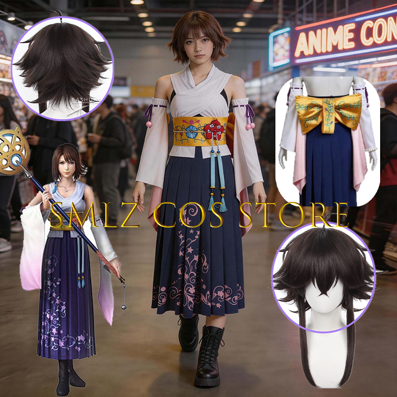 Anime Cosplay Clothes - Costume de cosplay Yuna FF10 X