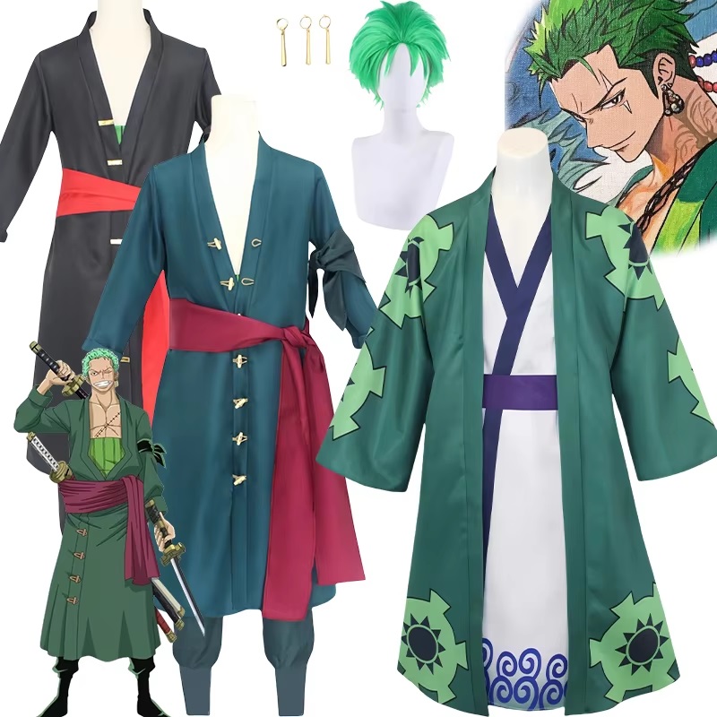 Cosplay Anime Zoro - Bilibili Roronoa Zoro Cosplay Costume Anime