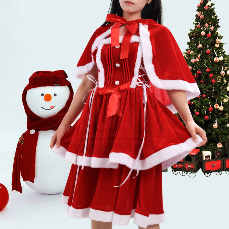 Anime Cosplay Little Girl - 2025 jupe de noël COSPLAY robe