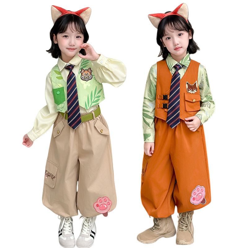 Anime Cosplay Little Girl - Costumes de Cosplay Zootopia 2 Fox