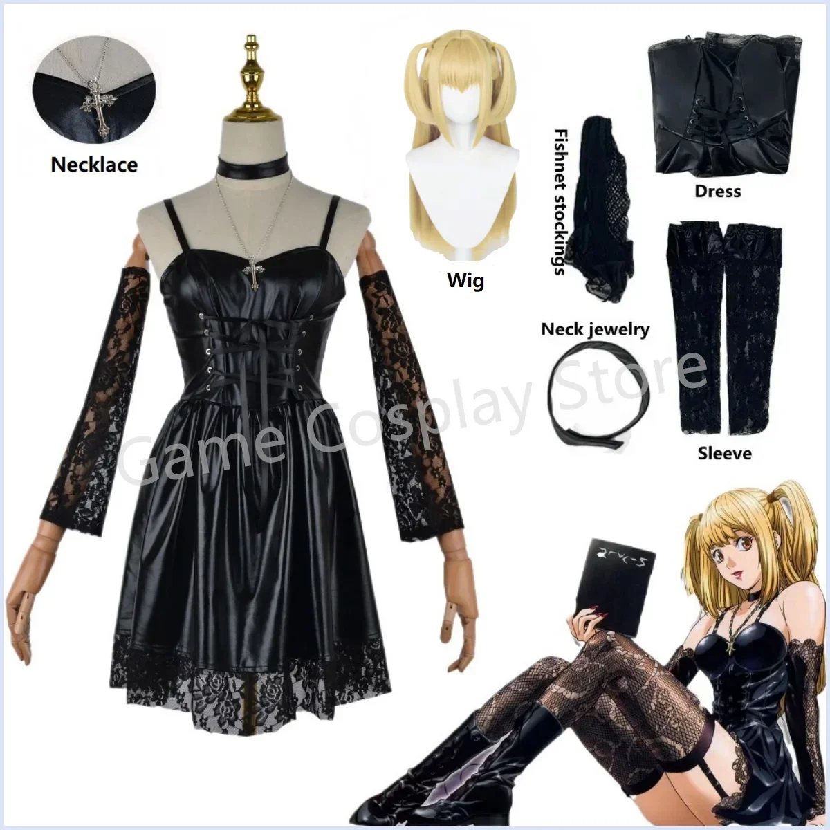 Spy Family Outfit - Misa Amane Cosplay Costume Note de