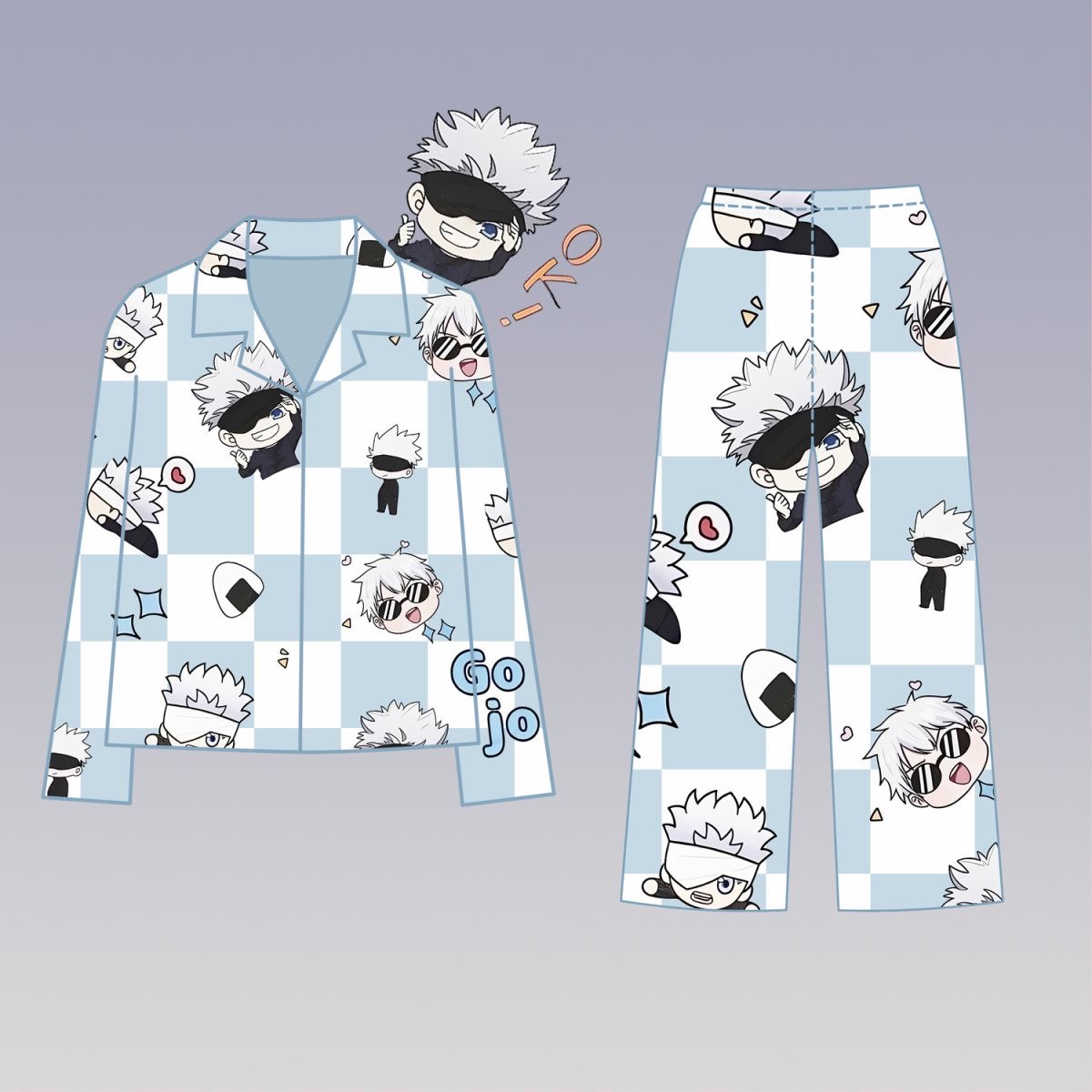 Anime Cosplay Jujutsu Kaisen - Jujutsu bataille douleur vêtements Gojo Gojo