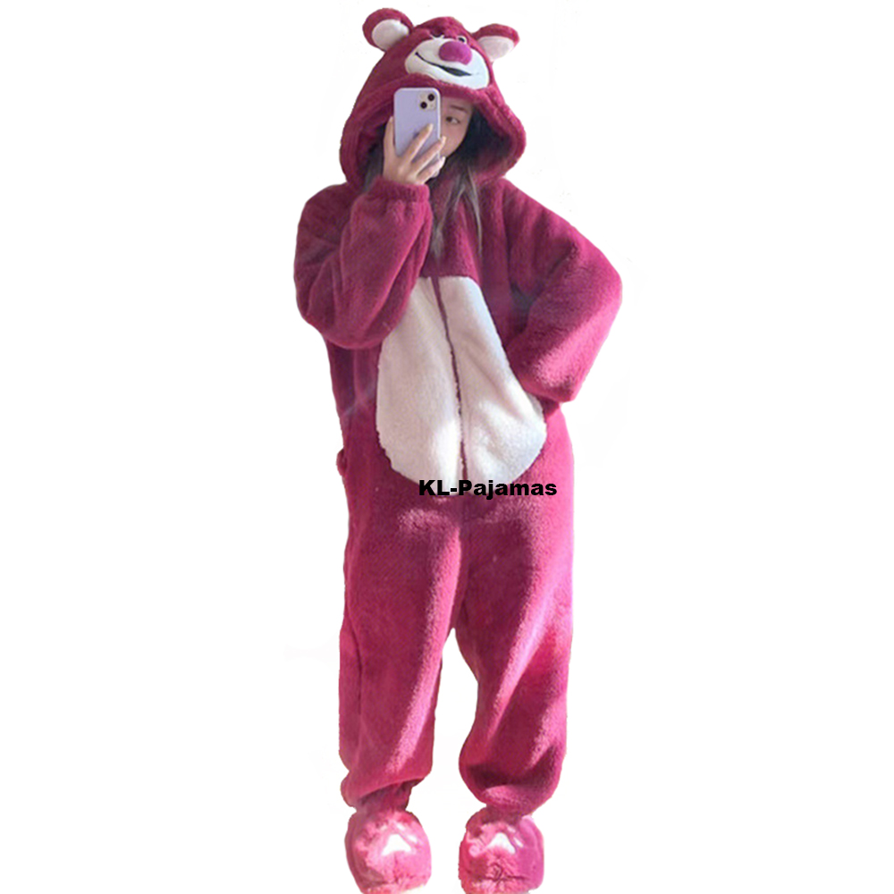 Anime Cosplay Thick - Femmes Onesie animaux pyjamas hiver épaissir