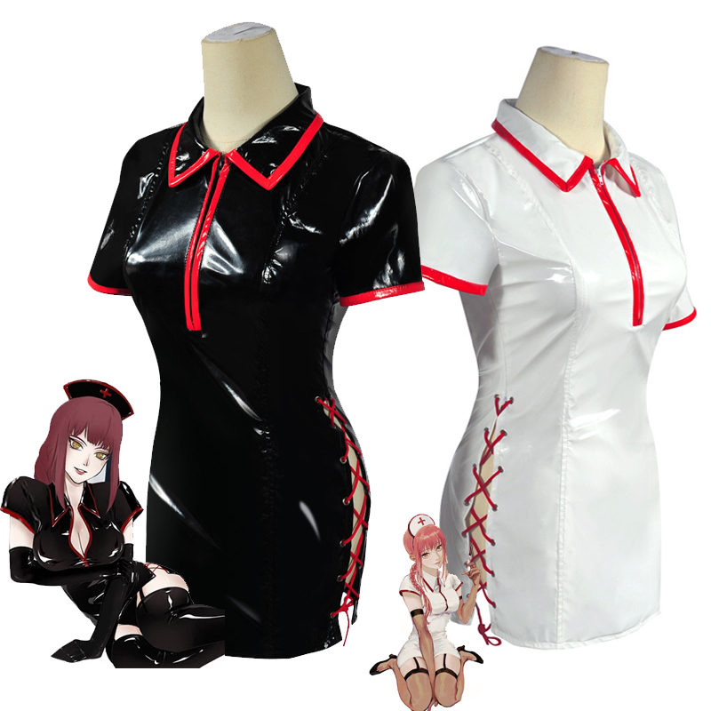 Anime Cosplay Nurse - Anime Chainsaw Man Cosplay Costume pour