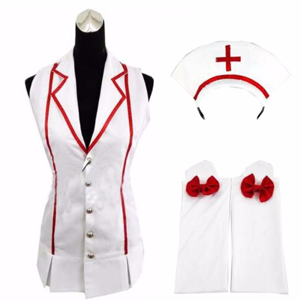 Anime Cosplay Nurse - Costume de Cosplay d'halloween pour infirmière,