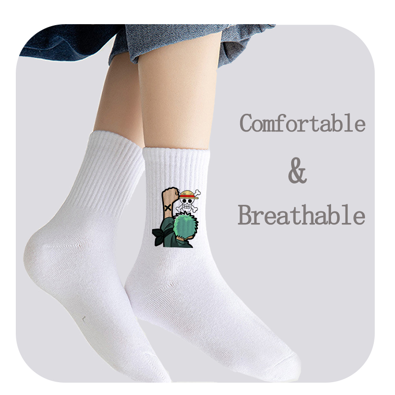 Chaussettes longues de sport p - Cosplay Anime Zoro avis et prix