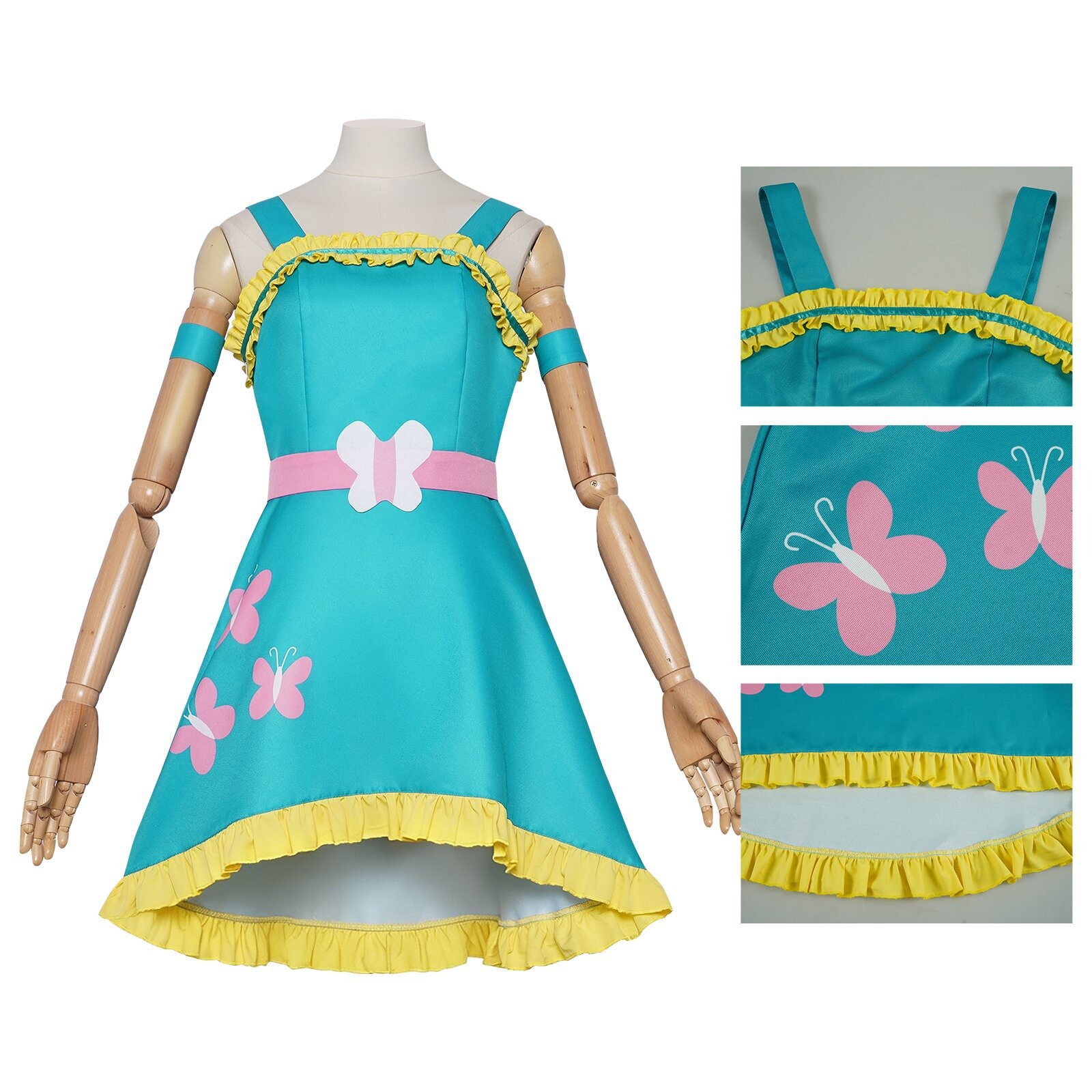 Robe de cosplay My Fluttershy  - Anime Cosplay Little Girl avis et prix