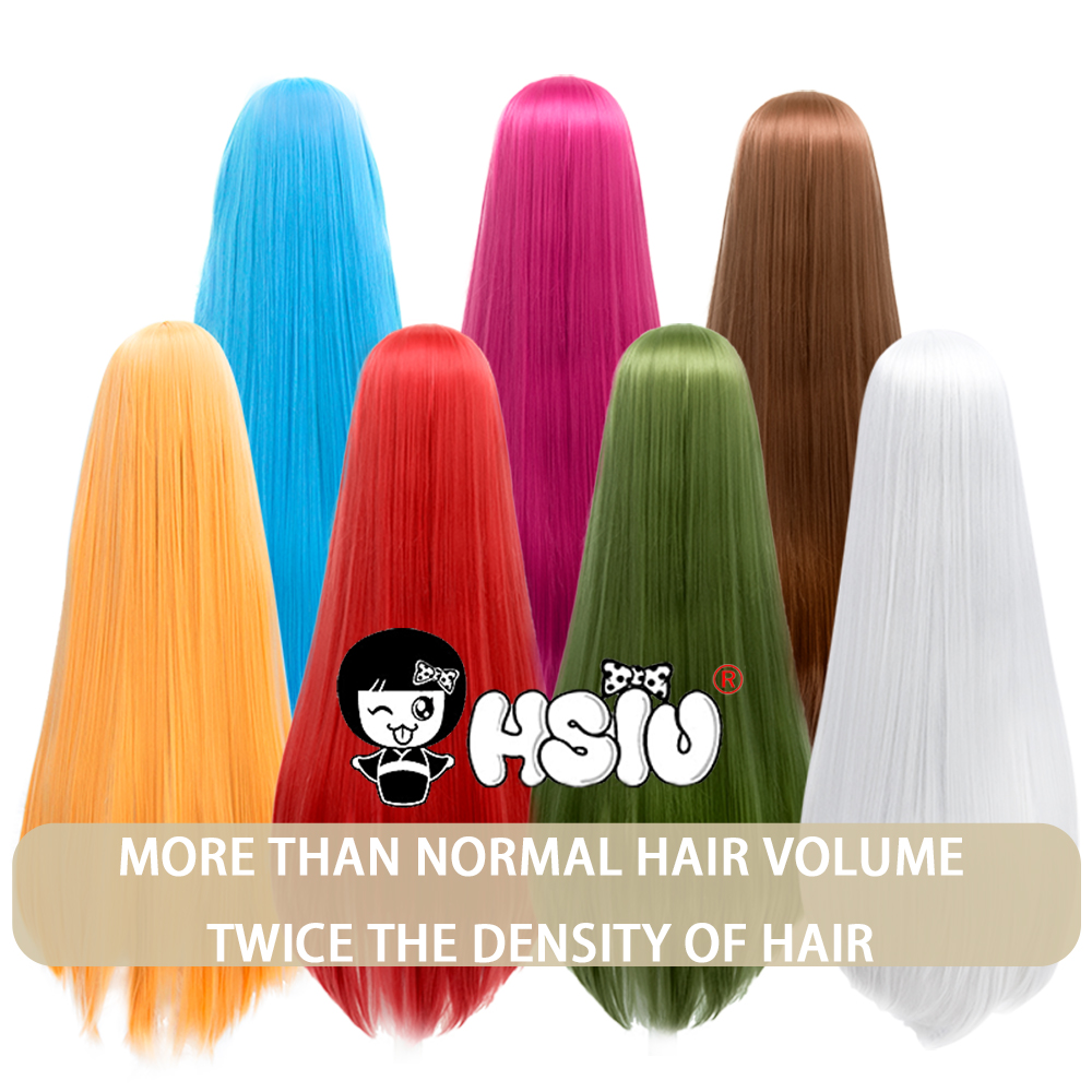 HSIU 800g Cosplay perruque 100 - Anime Cosplay Thick avis et prix