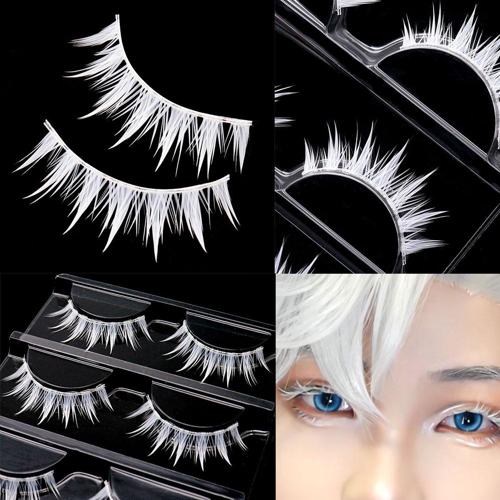 Faux cils blancs pour cosplay, - Anime Cosplay Lashes avis et prix