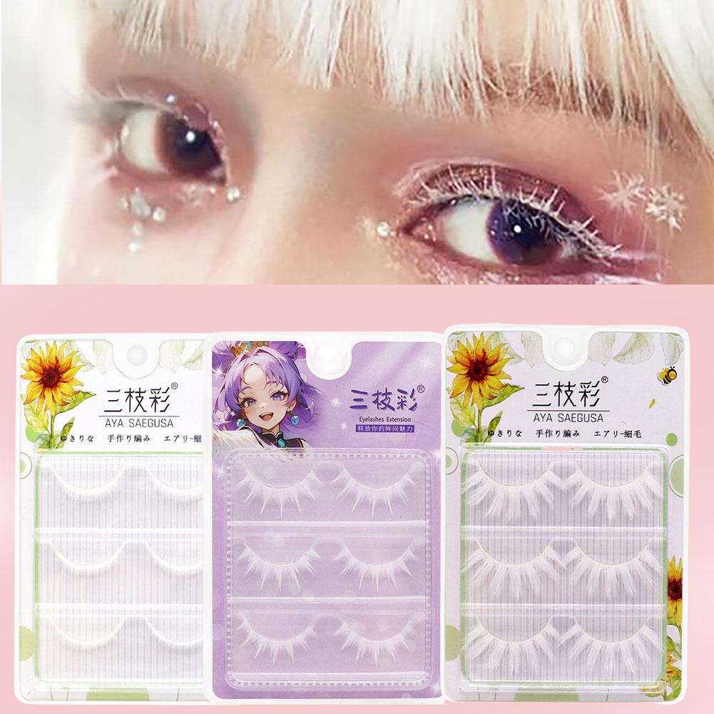 Faux cils blancs pour cosplay, - Anime Cosplay Lashes avis et prix