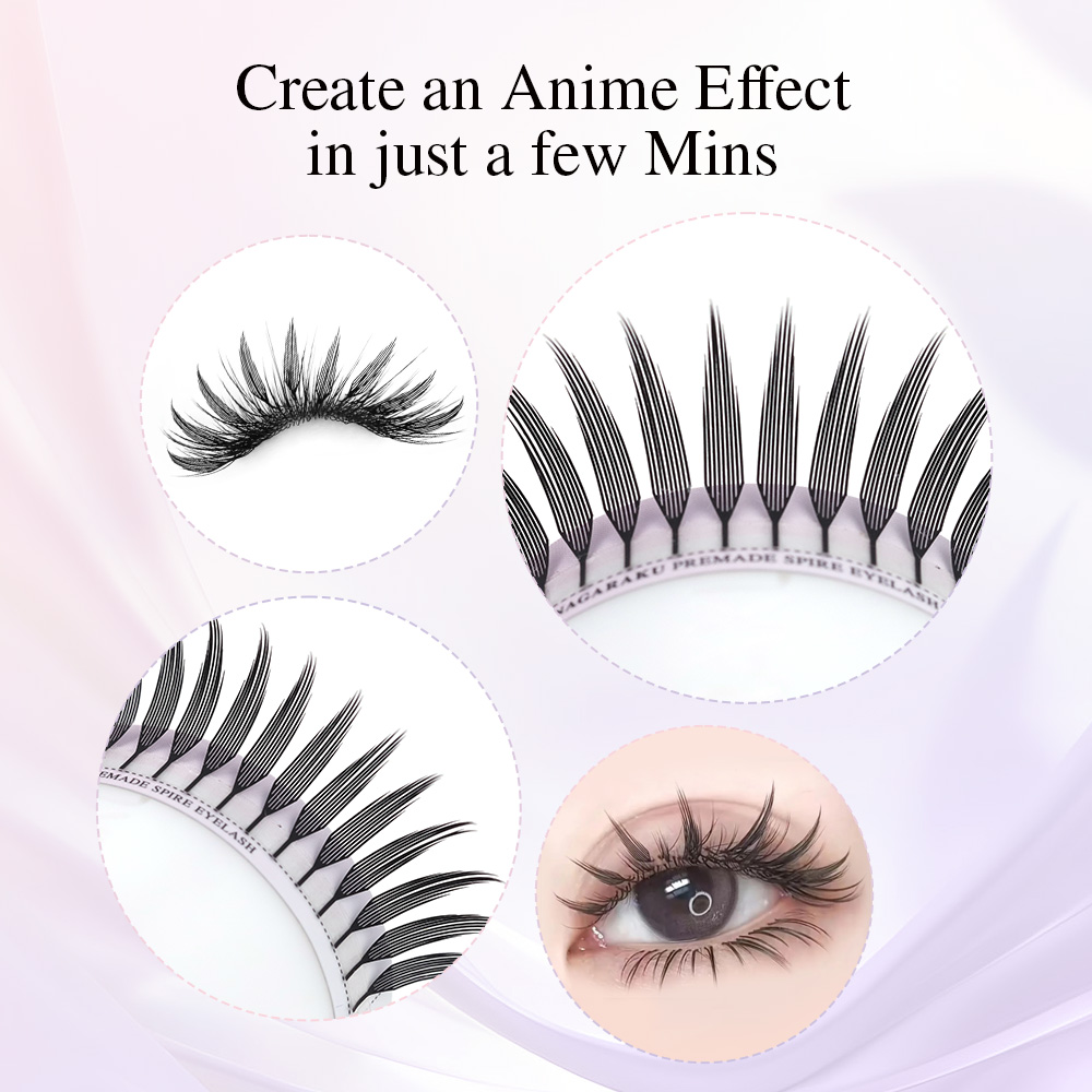 NAGARAKU pré-fabriqué flèche c - Anime Cosplay Lashes avis et prix