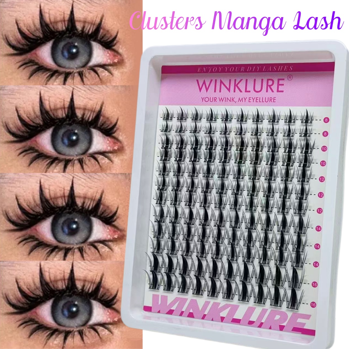 WINKLURE Kit de Cils en Grappe - Anime Cosplay Lashes avis et prix
