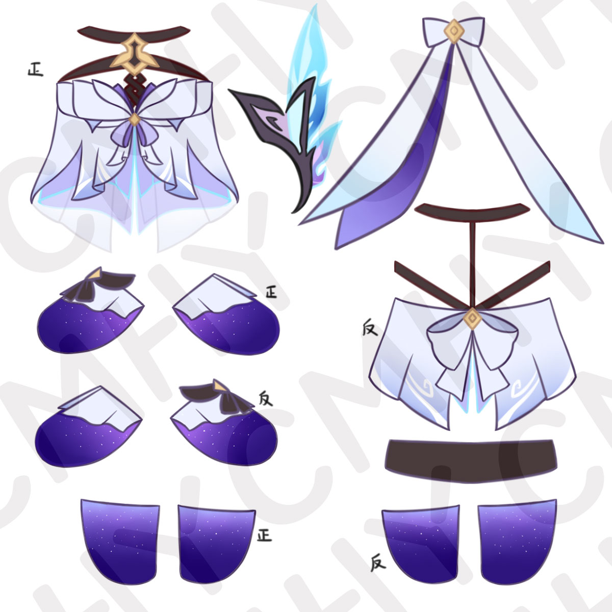 Jeu Genshin Impact Skirk chat  - Anime Cosplay Clothes avis et prix