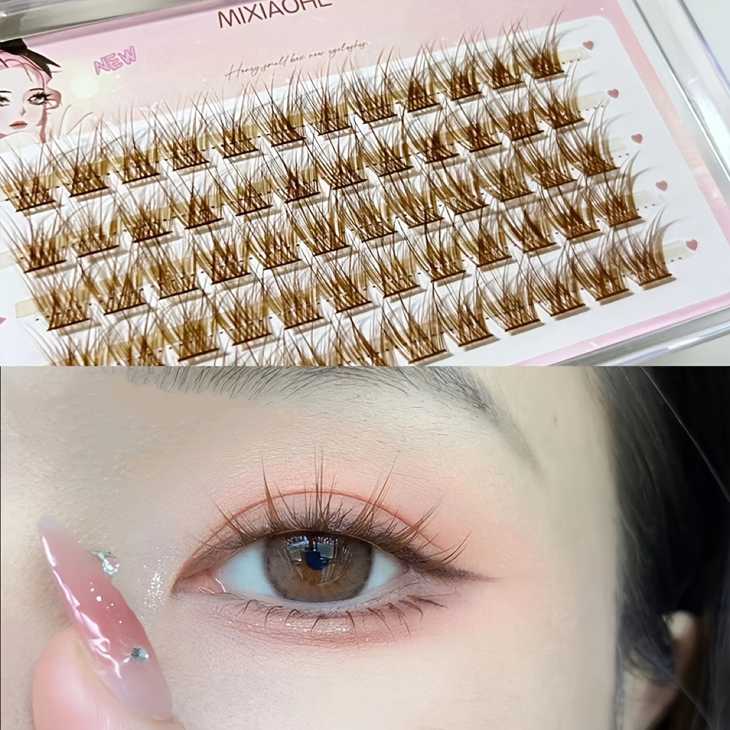 Cils colorés Mixiaohe, 60 bouq - Anime Cosplay Lashes avis et prix