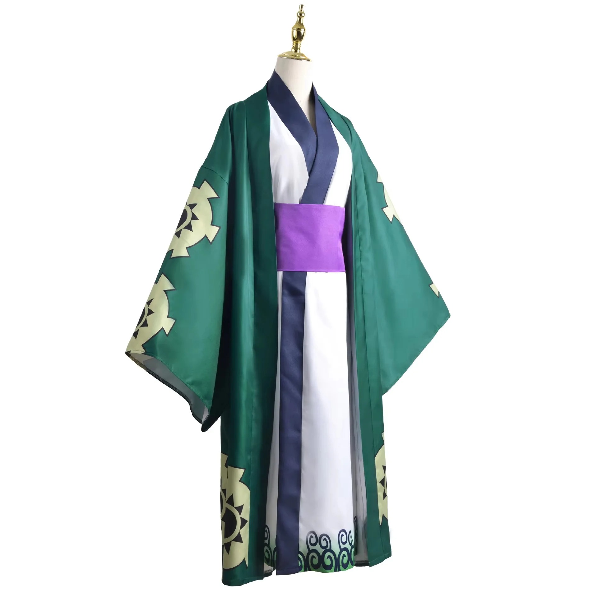 Vert Roronoa Zoro Kimono Cospl - Cosplay Anime Zoro avis et prix