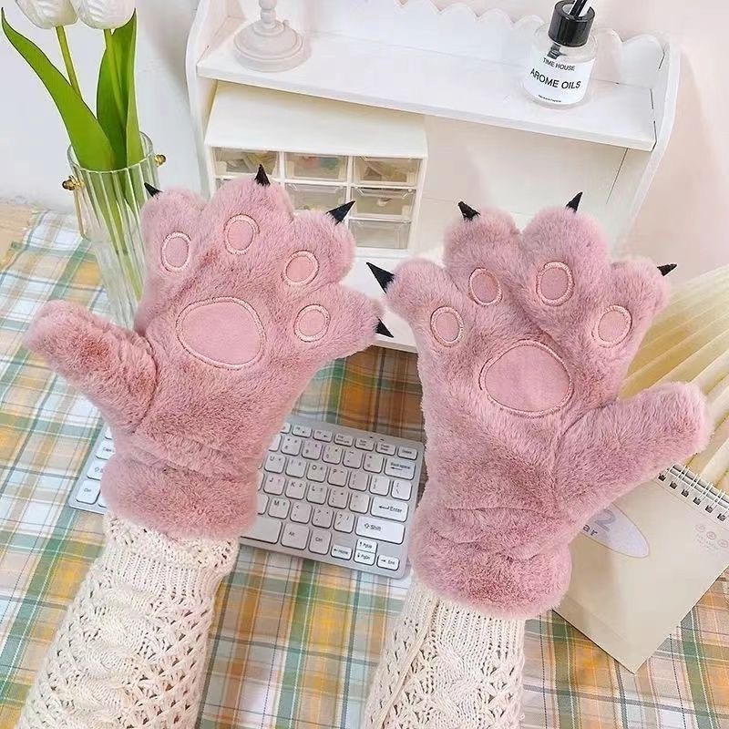 Gants en velours épais à griff - Anime Cosplay Thick avis et prix