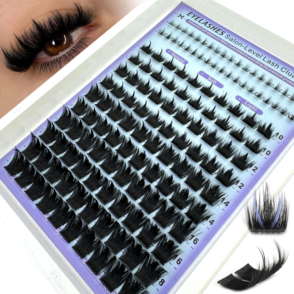 AMSDCN Wispy Manga Lashes Clus - Anime Cosplay Lashes avis et prix
